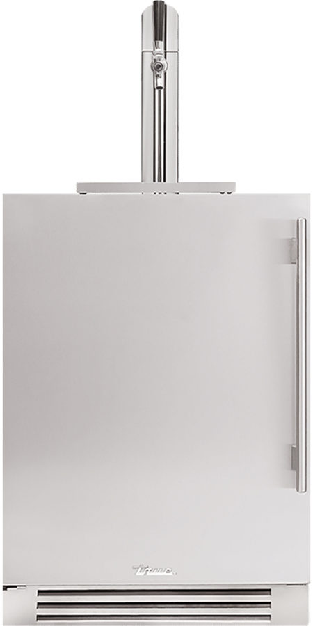 True Residential TUR24DDLSSC 24 Inch Beer Dispenser Compact Refrigerator