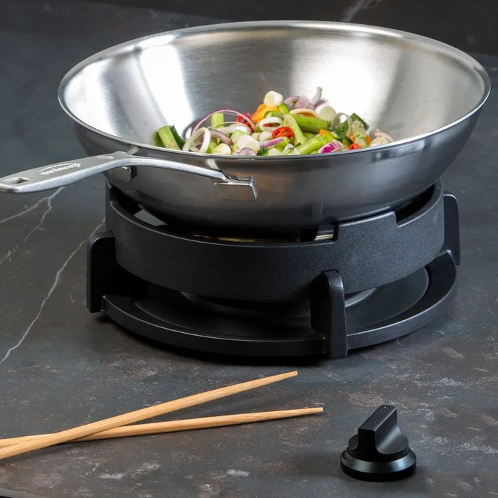 Pitt Cooking ALTAR 9 Inch Top Controls One Aluminum Burner Gas Cooker 3kW Power