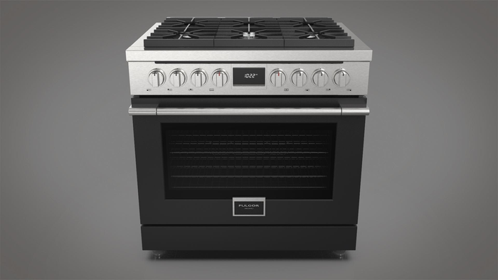 Fulgor Milano F4PDF366S1 36 Inch Accento Dual Fuel Range