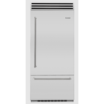 BlueStar BBB36R2CF 36 Inch Built In Bottom Freezer Refrigerator