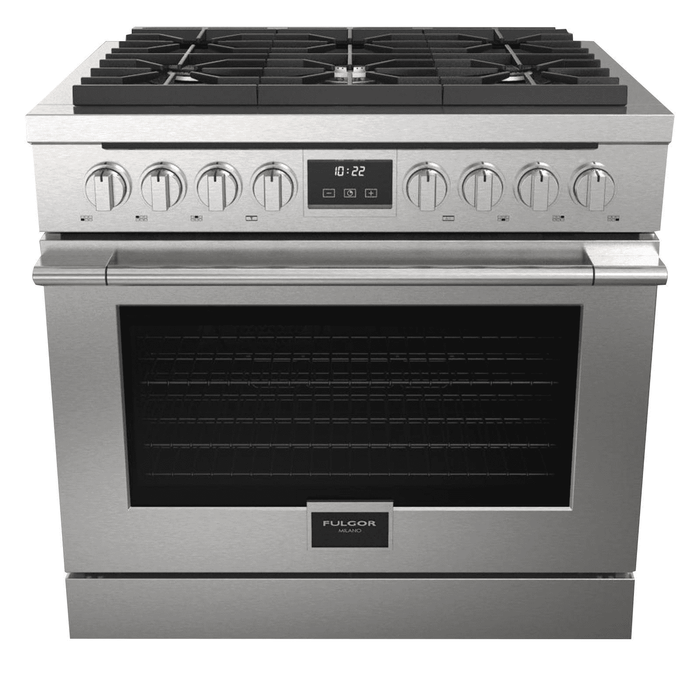Fulgor Milano F4PDF366S1 36 Inch Accento Dual Fuel Range