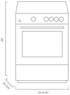 Blomberg BGR24102SS 24 Inch Gas Range