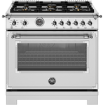 Bertazzoni HER366BCFEPXT 36 Inch Heritage Series Dual Fuel Range