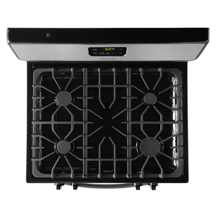 Frigidaire FCRG3062AS 30 Inch 5.3 Cu Ft Five Burner Self Clean Gas Range