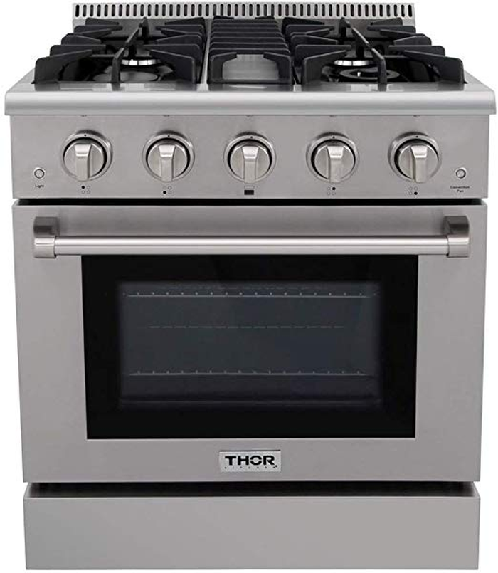 Thor Kitchen CRD3001U 30 Inch Dual Fuel Range Sealed Burners