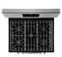 Frigidaire GCRE306CBF 30 Inch 6.2 Cu Ft Five Burner Rear Control Self Clean Convection Electric Range