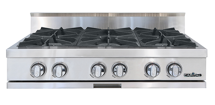Capital CGRT366 36 Inch Gas Rangetop