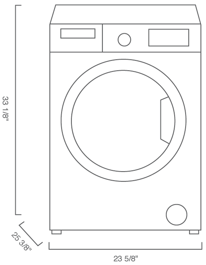 Blomberg WM98400SX 24in Washer replaced by WM98400SX2 - parts only