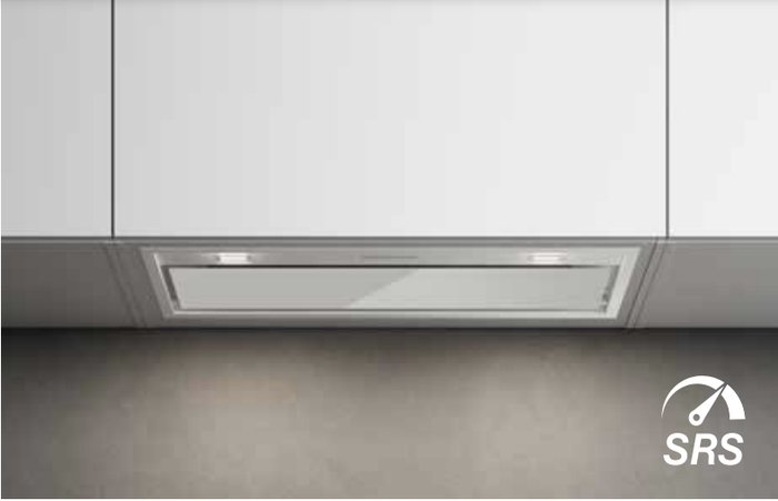 Falmec FIBUR28B5WHR 28 Inch Installed in Cabinet 500 CFM