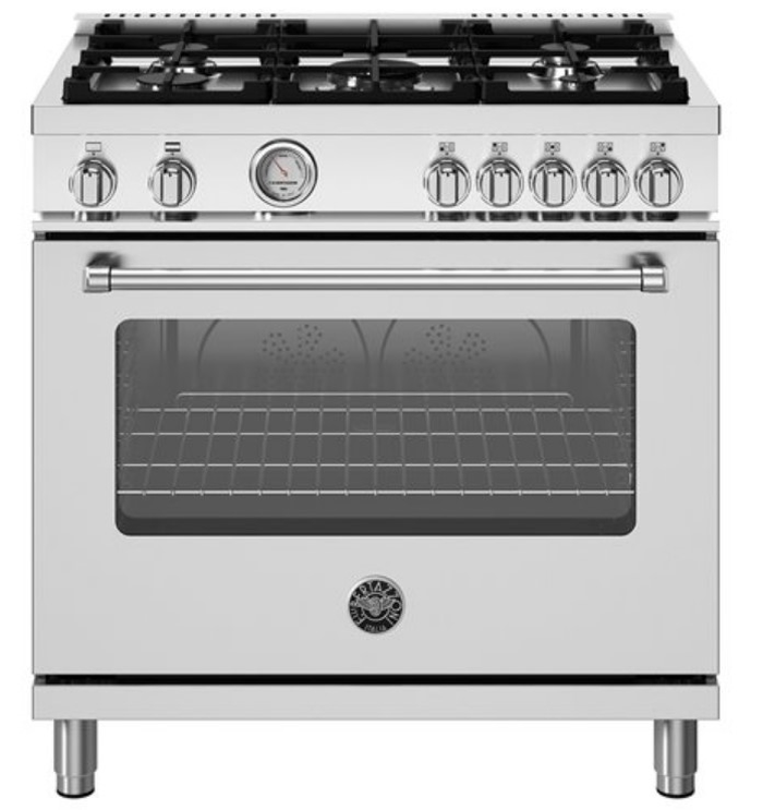 Bertazzoni MAS365GASXV 36 Inch Master Series Gas Range