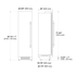 Fulgor Milano F7SFC24S1L 24 Inch Built In Freezer Column