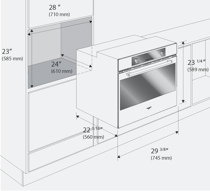 Fulgor Milano F1SP30S2 Wall Oven replacement Parts