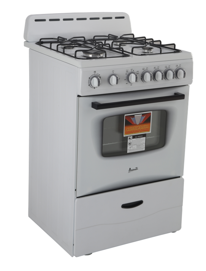 Avanti GR2414CW 24 Inch Gas Range