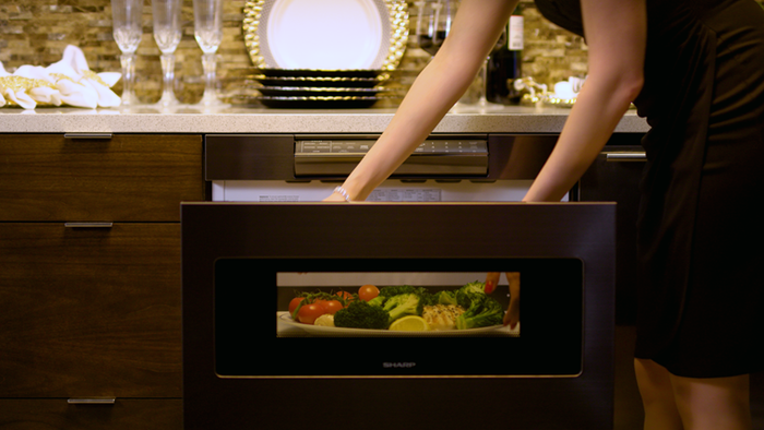 Sharp SMD2477AHC 24 Inch Drawer Microwave