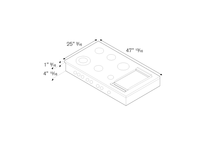Bertazzoni CB48M6G00X Gas Rangetop Replacement Parts