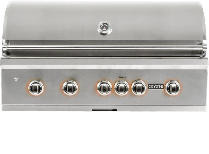 NG Gas Outdoor Grill C2SL42NG 42 inch Grill Built-in NG; Infinity Burners; Ceramics; LED fts