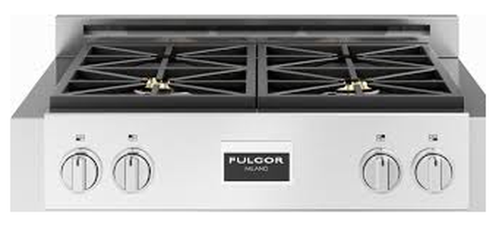 Fulgor Milano F6GRT304S1 30 Inch Sealed Burners Gas Rangetop