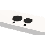 Pitt Cooking BAULA2B-I 24 Inch Black 2 Burner Induction Cooktop