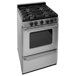 Premier P24S3102 24in Gas Range Stainless Steel