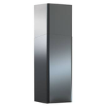 Zephyr Z1C00RVBS Duct Cover ZRV Series Hood Chimney Extension 12ft ceiling Black SS