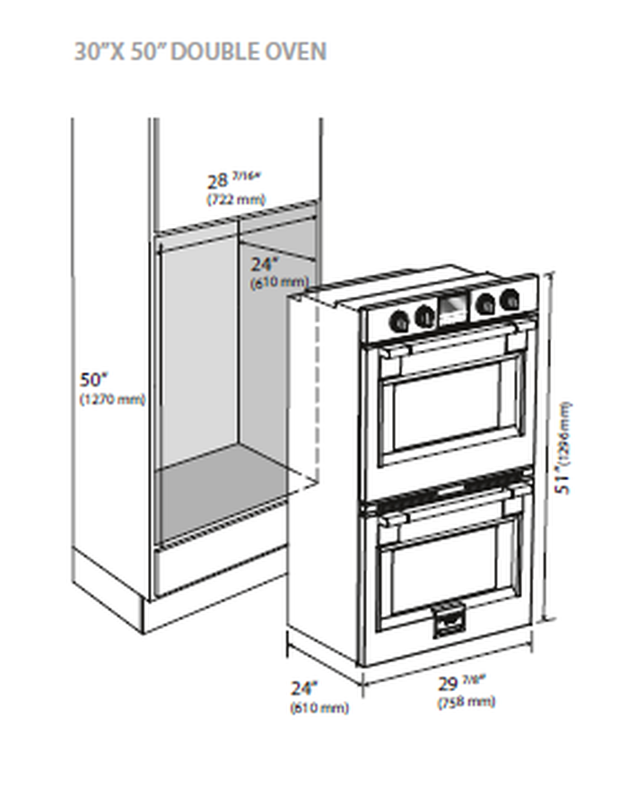 Fulgor Milano F6PDP30S1 30 Inch Sophia Pro Double Wall Oven