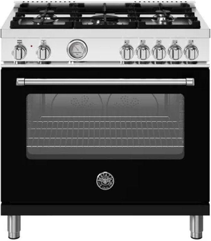 Bertazzoni MAS365DFMNEV 36 Inch Master Series Dual Fuel Range
