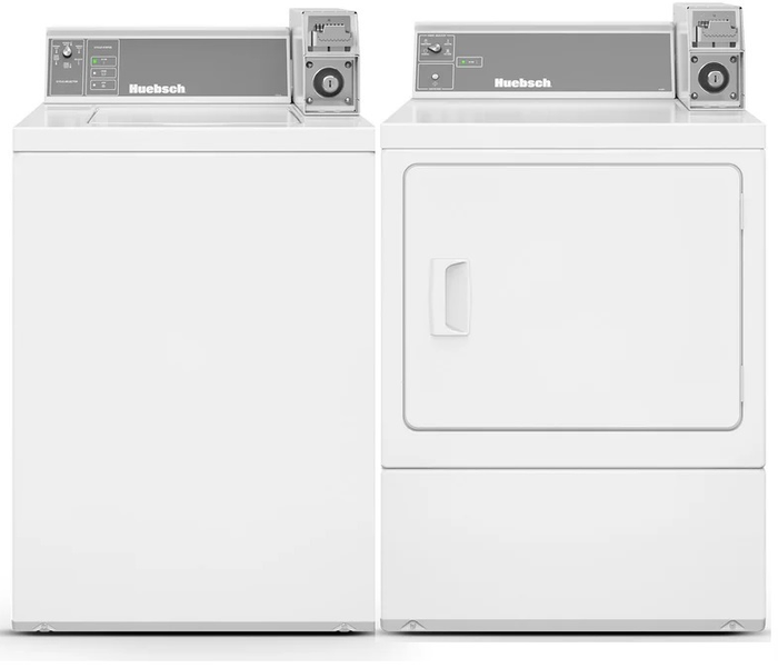 Huebsch TV2100WN DV2100WE 27 Inch Two unit Set