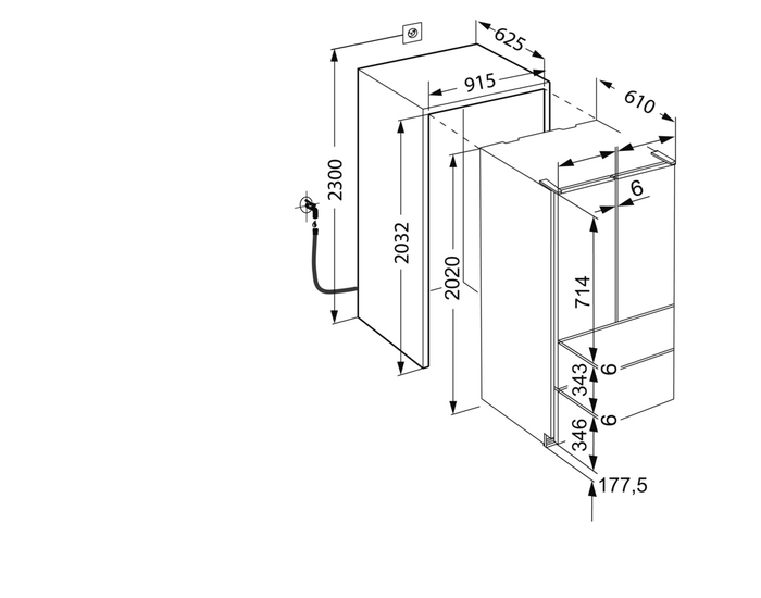 Liebherr HC2092G 36 Inch  French Door Refrigerator