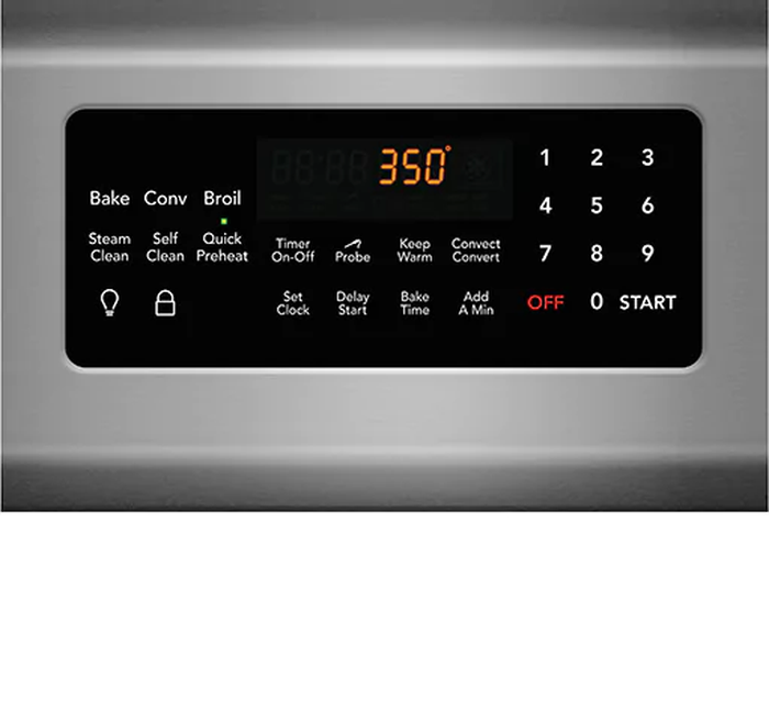 Frigidaire GCRG3060BF 30 Inch 5.1 Cu Ft 4 Burner Griddle Self Clean Gas Range