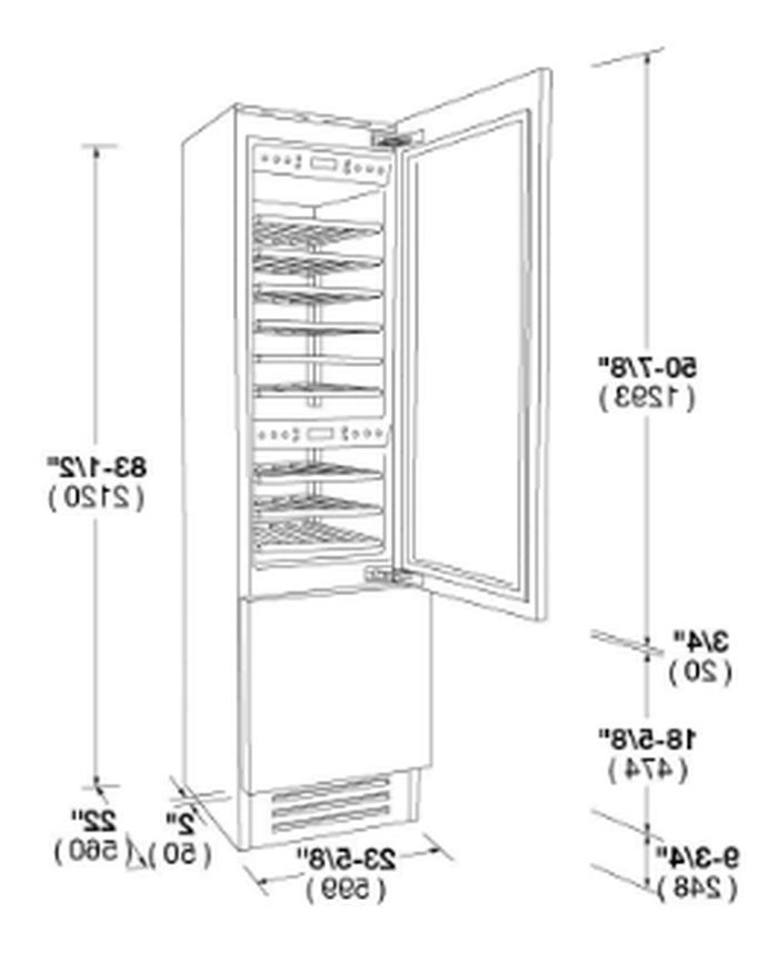Fulgor Milano F7IBW24O1R 24 Inch Wine Fridge Part