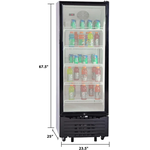 Avanti CBC1126Q0WG 24 Inch Built In Beverage Cooler