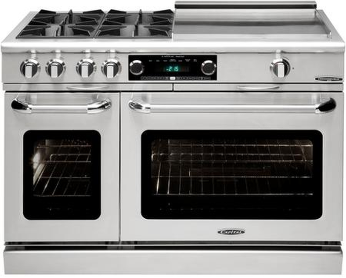 Capital COB484GGN 48 Inch Connoisseurian Dual Fuel Range