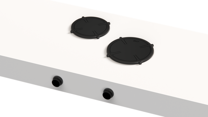 Pitt Cooking BENNETT2B-I 24 Inch Black 2 Burner Induction Cooktop