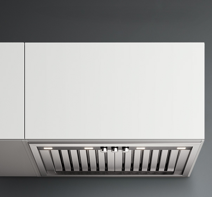 Falmec FIMAS34B6SS3 34 Inch Installed in Cabinet 600 CFM