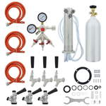 Zephyr PRKFK03SSC Kegrator Kit Replacement tripple tap kit for Zephyr Presrv kegerator.