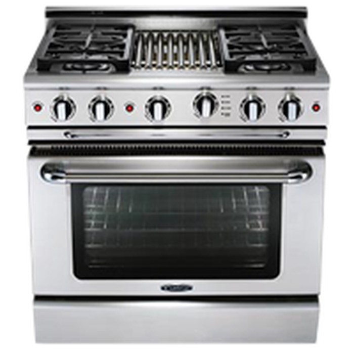 Capital GSCR364BL 36 Inch Precision Gas Range