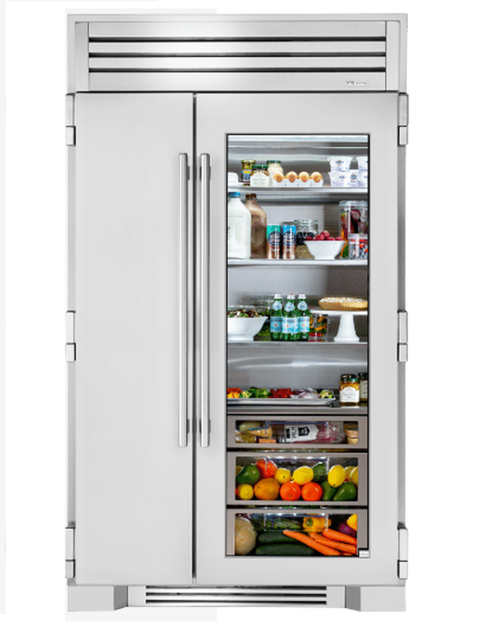 True Residential TR48SBSSGB 48 Inch Side by Side Refrigerator