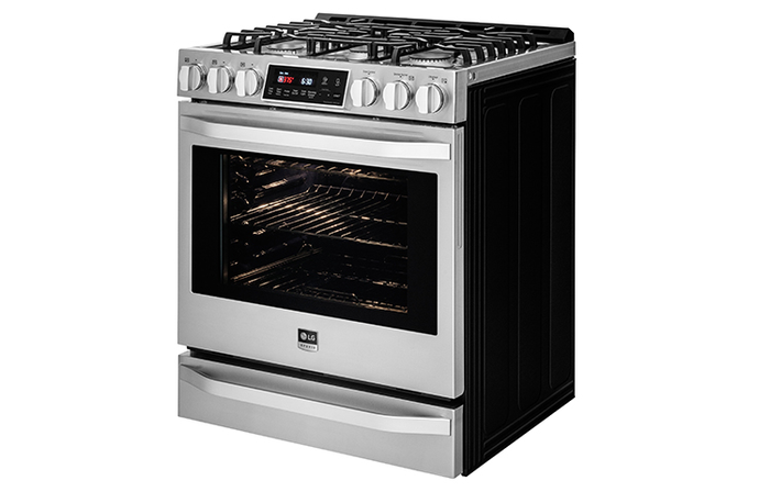 LG LSSG3016ST 30 Inch Slide-In Gas Range