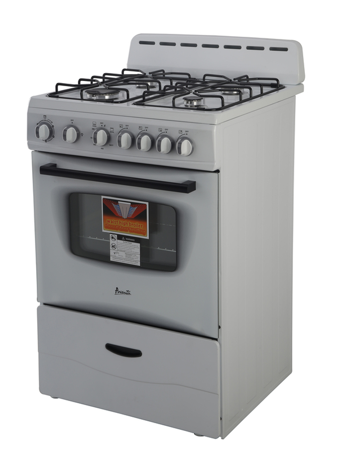 Avanti GR2414CW 24 Inch Gas Range
