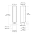 Fulgor Milano F7IFC18O1L 18 Inch Built In Freezer Column