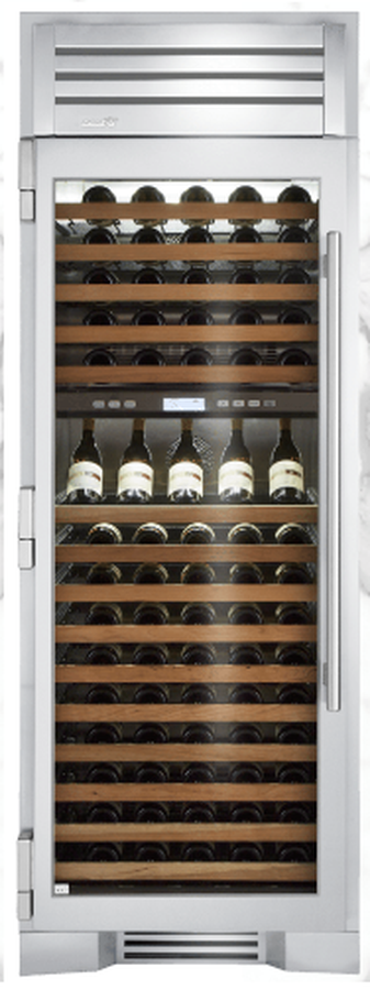 True Residential TR30DZWRSGA 30 Inch Storage Cabinet Wine Column