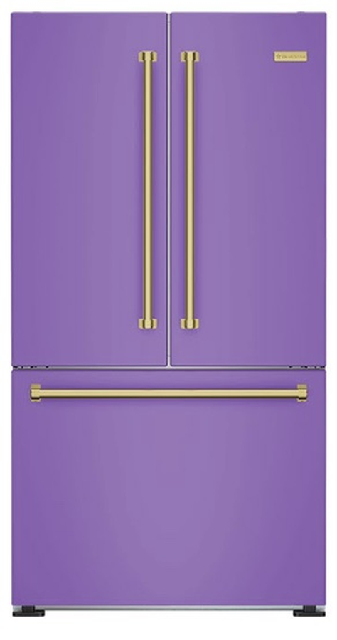 BlueStar FBFD361PCCPLT 36 Inch Free Standing French Door Refrigerator