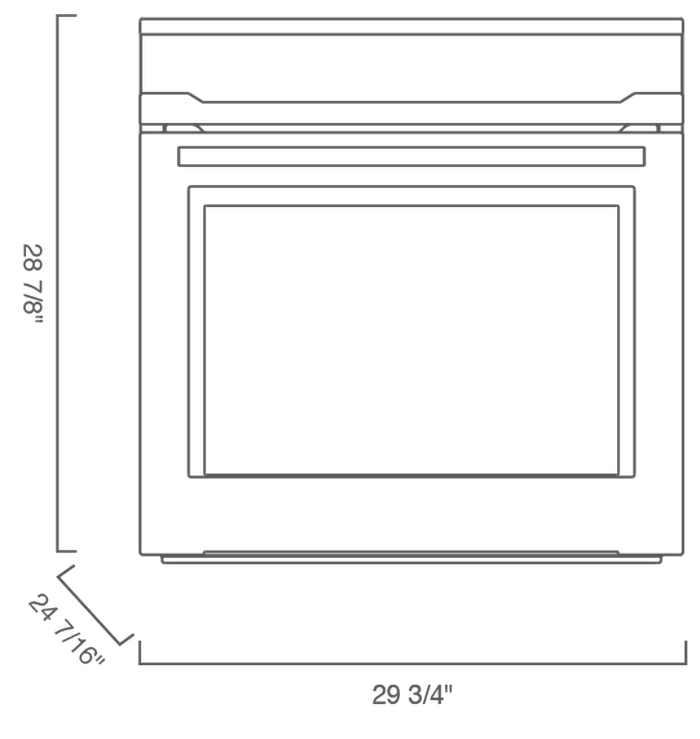 Blomberg BWOS30200SS 30 Inch Single Wall Oven