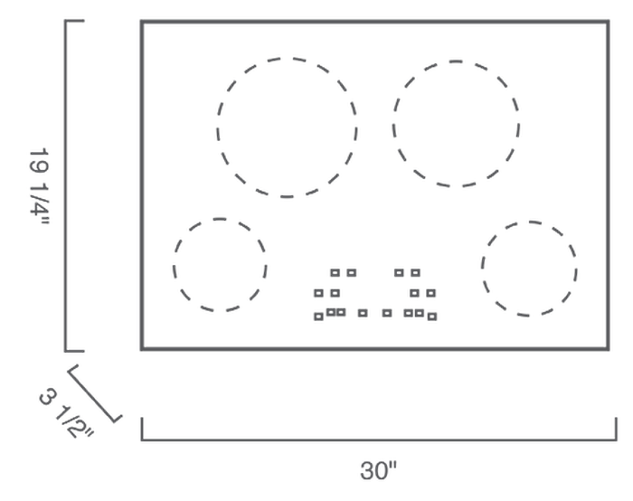 Blomberg CTE30410 30 Inch Electric Cooktop
