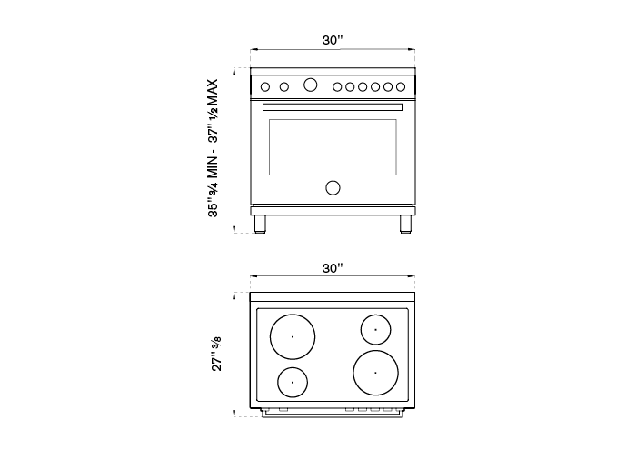 Bertazzoni MAST304CEMXE Electric Range Replacement Parts
