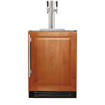 True Residential TUR24DDROPC 24 Inch Beer Dispenser Compact Refrigerator