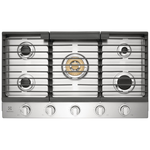 Electrolux ECCG3668AS 36 Inch Flexible Brass Power Burner Gas Cooktop