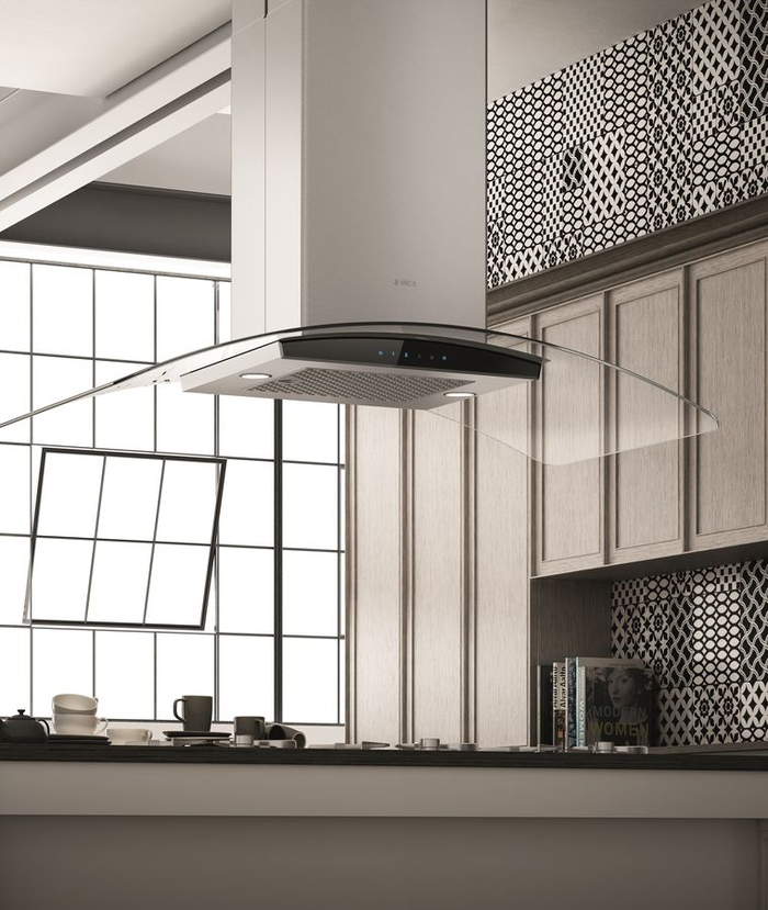 Elica ECN642S3 42 Inch Mounted to Ceiling 600 CFM