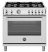 Bertazzoni PRO365DFMXV 36 Inch Pro Series Dual Fuel Range
