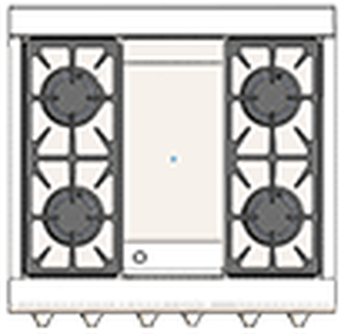 Capital GSCR304GN 30 Inch Gas Range